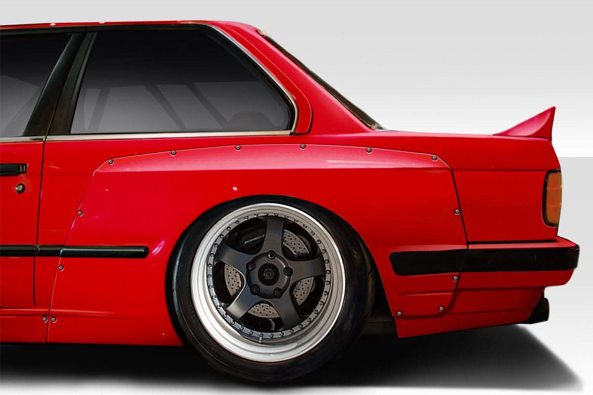 1984-1991 BMW 3 Series E30 TKO Style Wide Body Kit - FRP