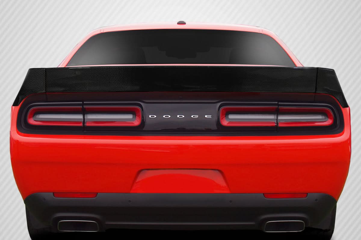 2008-2023 Dodge Challenger Novara Style Wing - 3 Piece Carbon Fiber