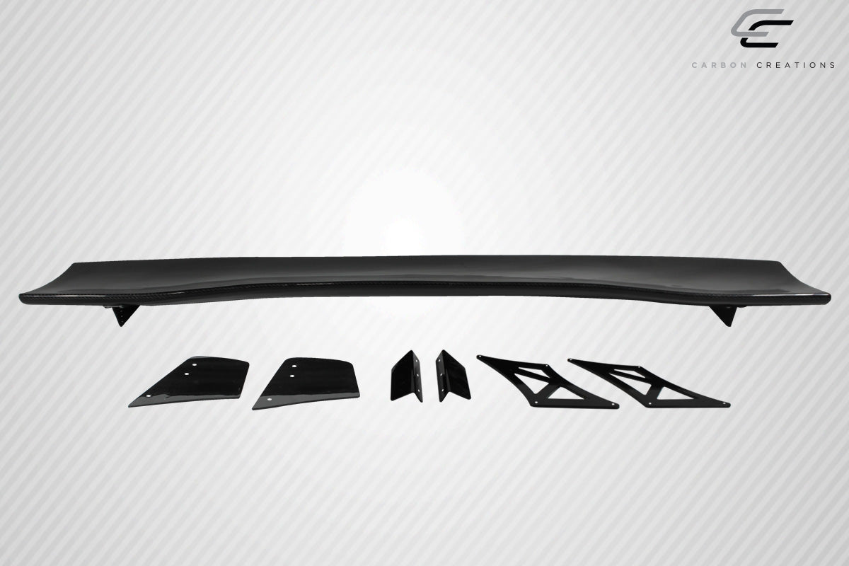 Universal VRX V1 Style 62" Short Wing Complete Kit - Carbon Fiber