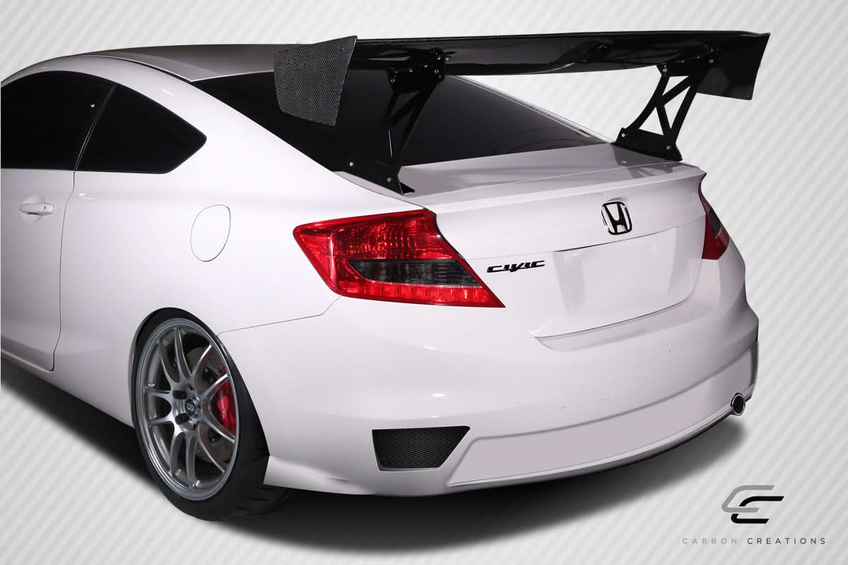 Universal VRX V1 Style 62" Short Wing Complete Kit - Carbon Fiber