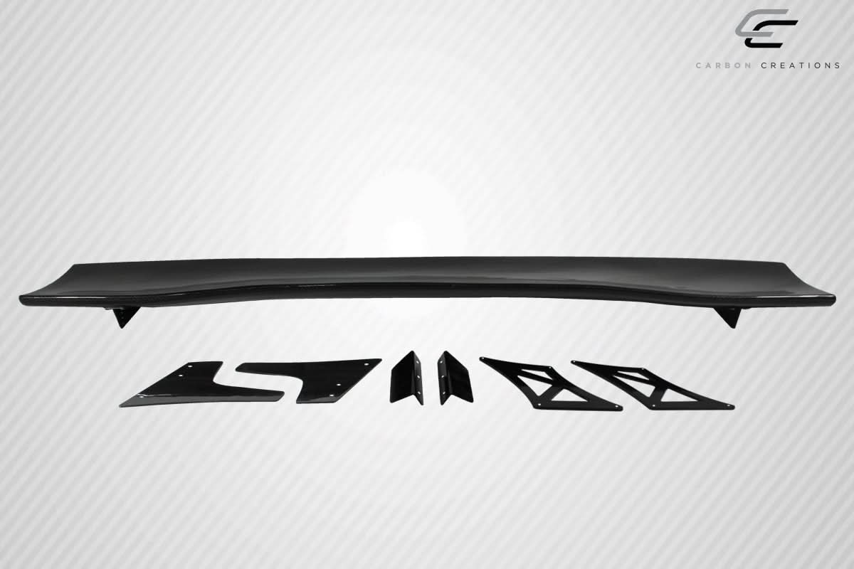 Universal VRX V2 Style Short Wing Kit - Dry Carbon Fiber