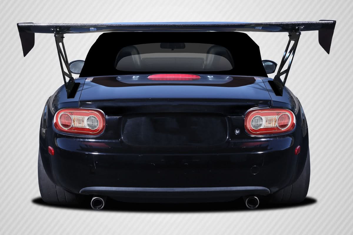 Universal VRX V1 Style 62" Tall Wing Complete Kit - Carbon Fiber