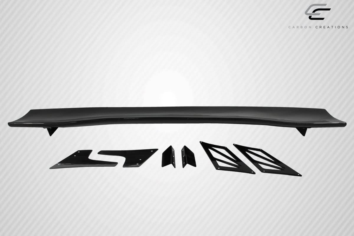 Universal VRX V2 Style Tall Wing Complete Kit - Dry Carbon