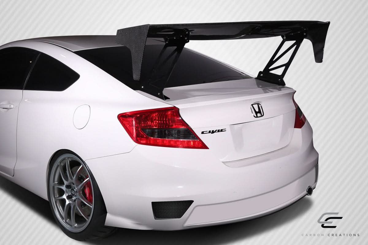 Universal VRX V2 Style Tall Wing Complete Kit - Dry Carbon