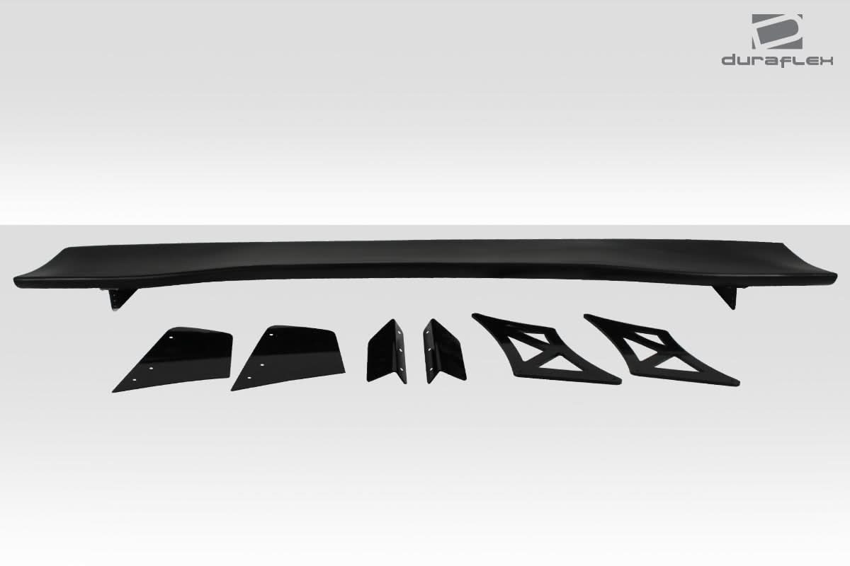 Universal VRX V1 Style Short Wing Complete Kit 9 Piece - FRP