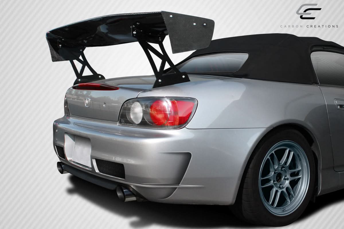 Universal 66" VRX V1 Style Short Wing Complete Kit - Carbon Fiber