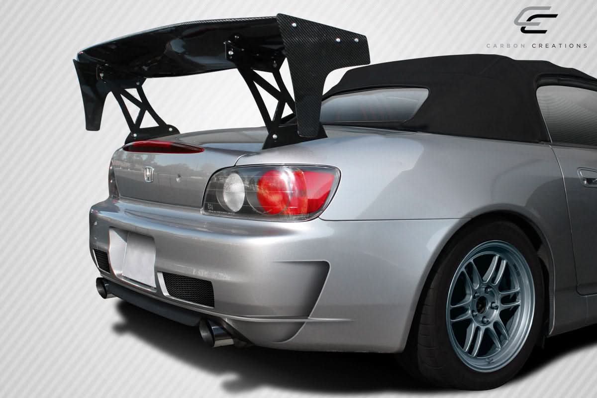Universal VRX V2 Style Short Wing Complete Kit - Carbon Fiber