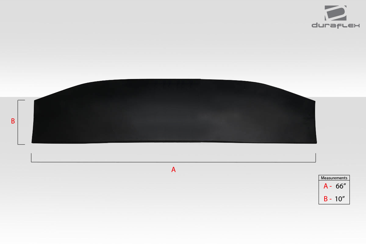 Universal 66" Duraflex VRX V1 Tall Wing Complete Kit - 9 Piece