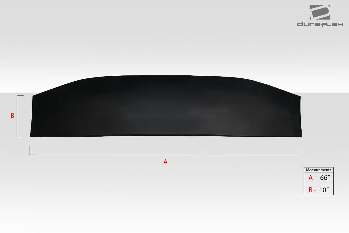 Universal VRX V1 Style Tall Wing Complete Kit - FRP