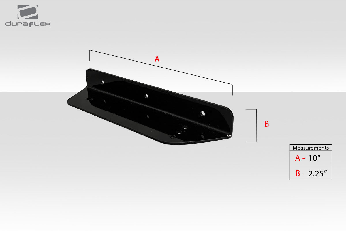 Universal 66" Duraflex VRX V1 Tall Wing Complete Kit - 9 Piece