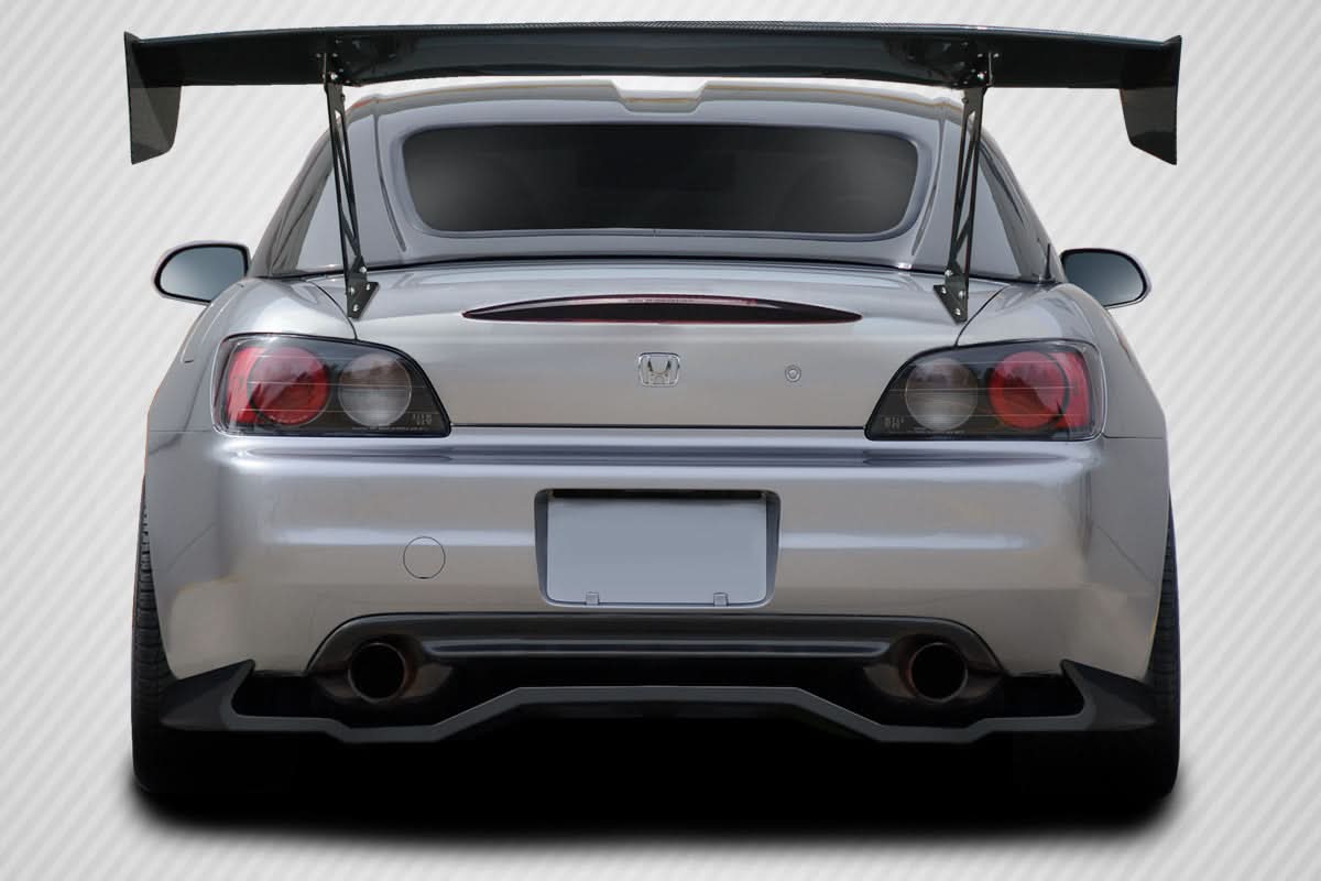 Universal VRX V1 Style 66" Tall Wing Complete Kit - Dry Carbon