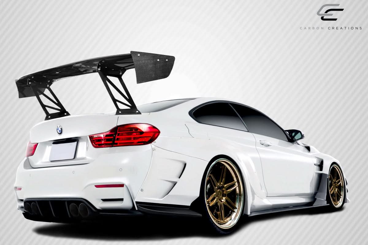 Universal VRX V1 Style 66" Tall Wing Complete Kit - Dry Carbon
