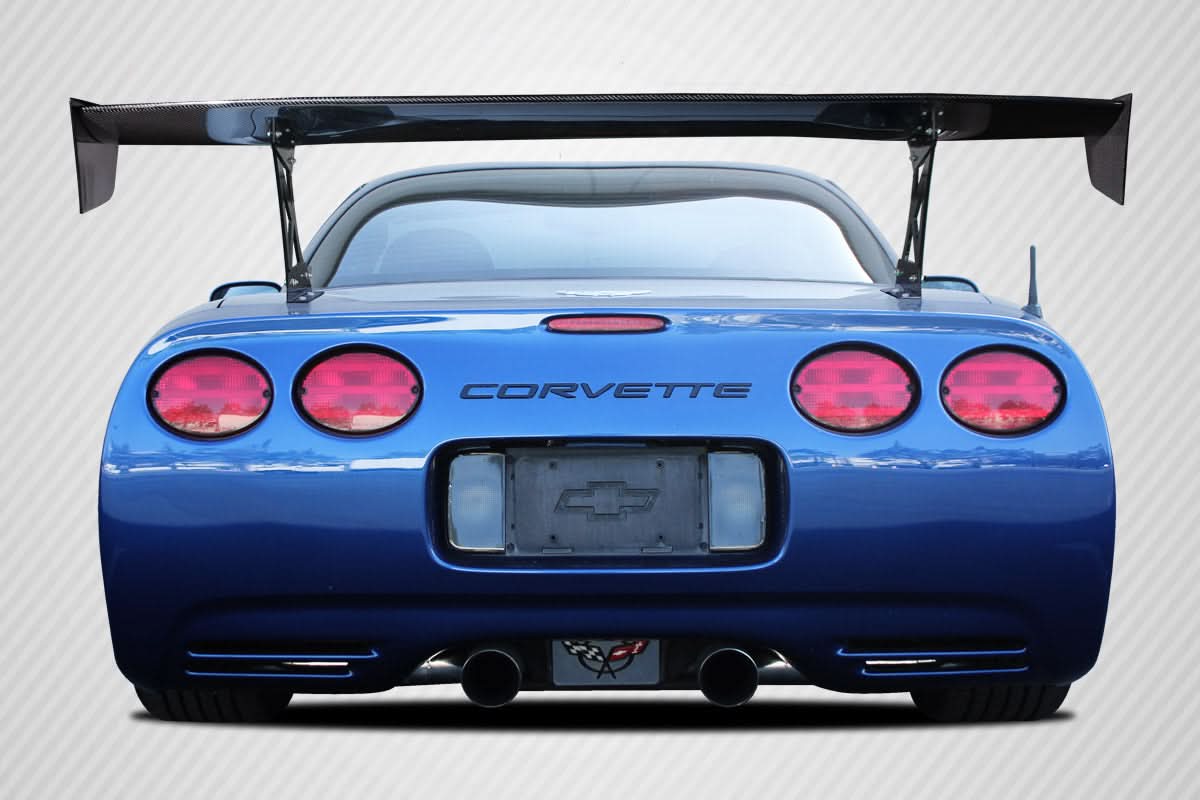 Universal 70" VRX V1 Style Short Wing Complete Kit - Carbon Fiber