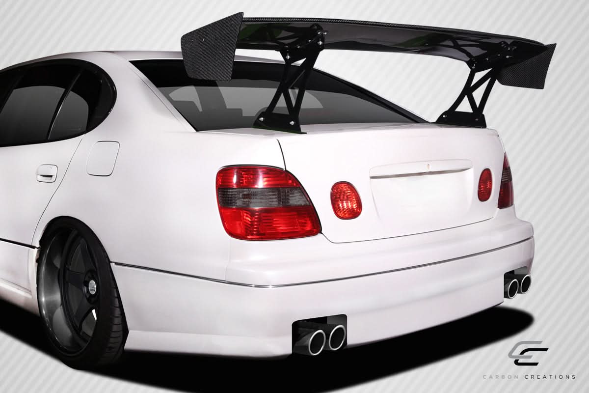 Universal 70" VRX V1 Style Short Wing Complete Kit - Carbon Fiber