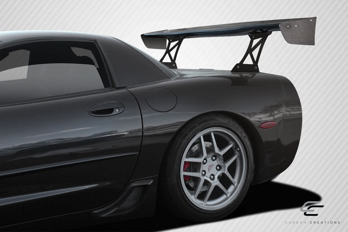 Universal 70" VRX V1 Style Short Wing Complete Kit - Carbon Fiber