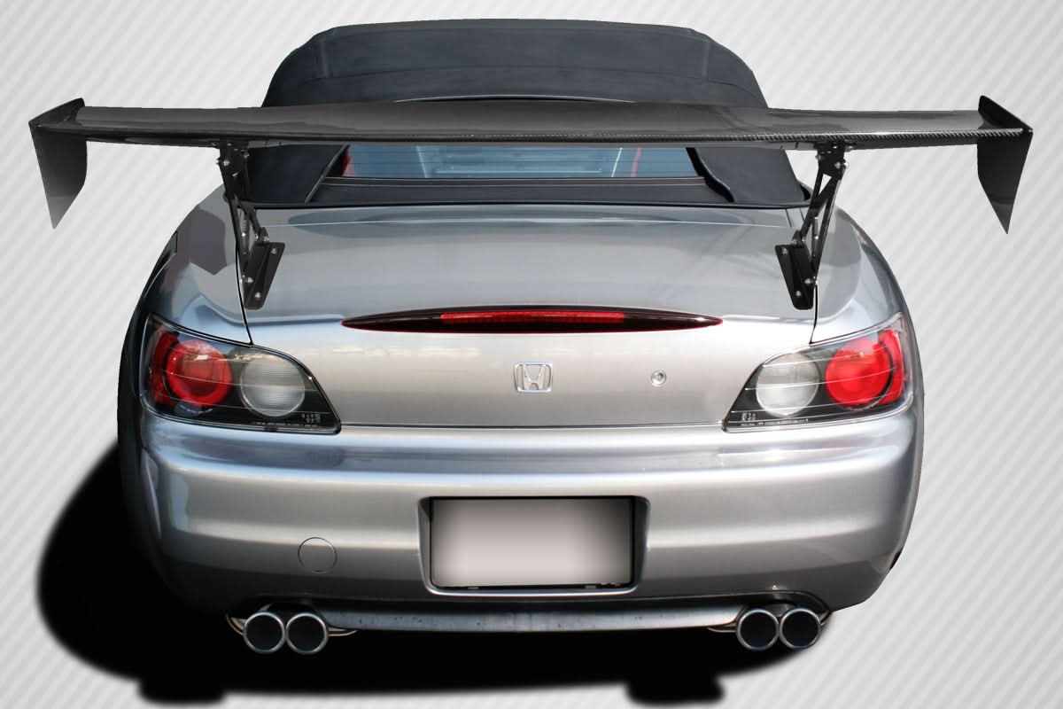 Universal 70" VRX V1 Style Short Wing Complete Kit - Carbon Fiber