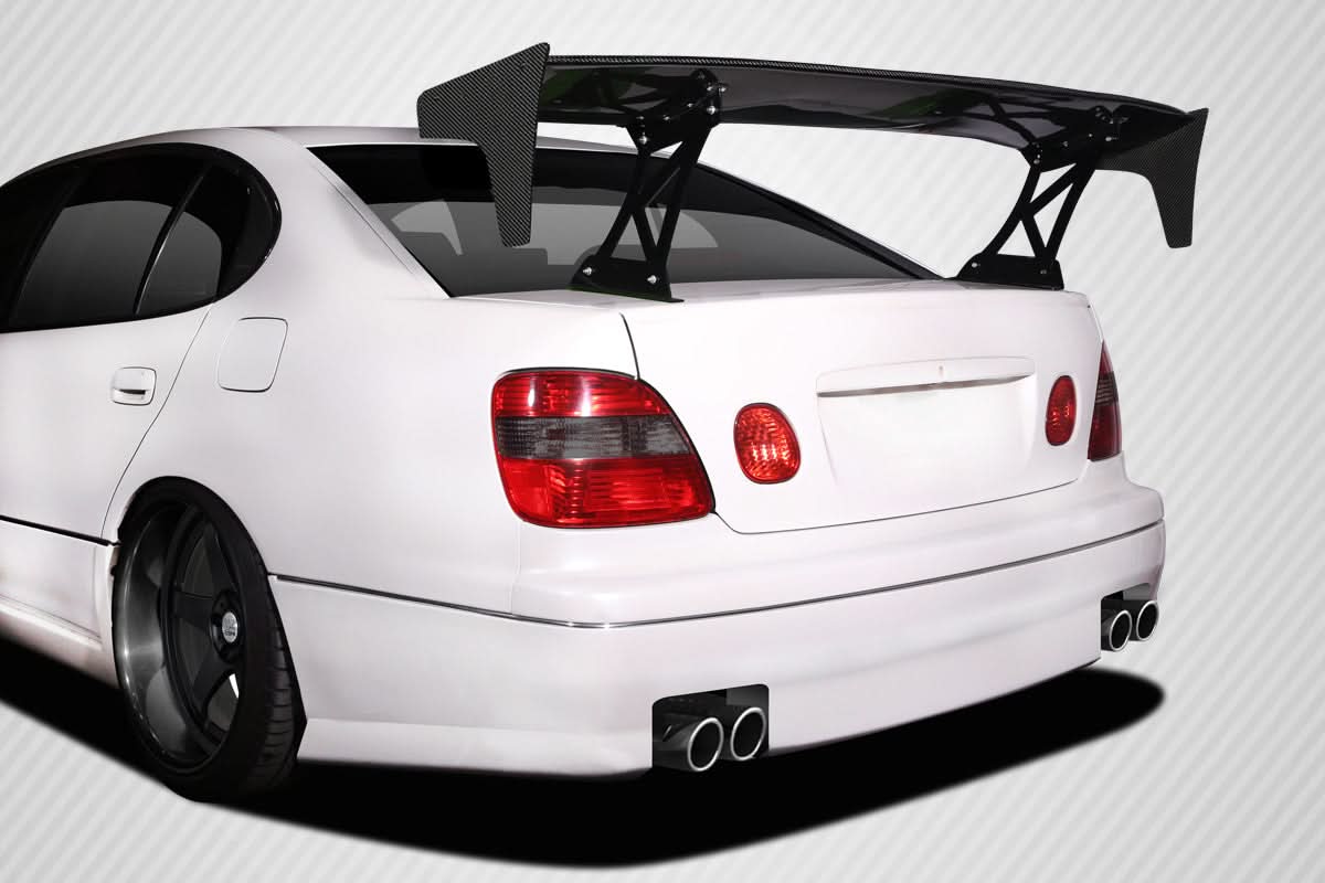 Universal VRX V2 Style Short Wing Complete Kit - Dry Carbon