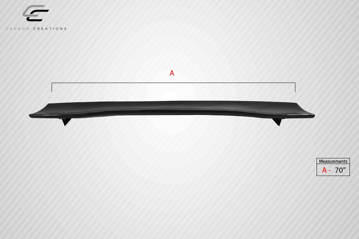 Universal VRX V1 Style Tall Wing Complete Kit - Carbon Fiber