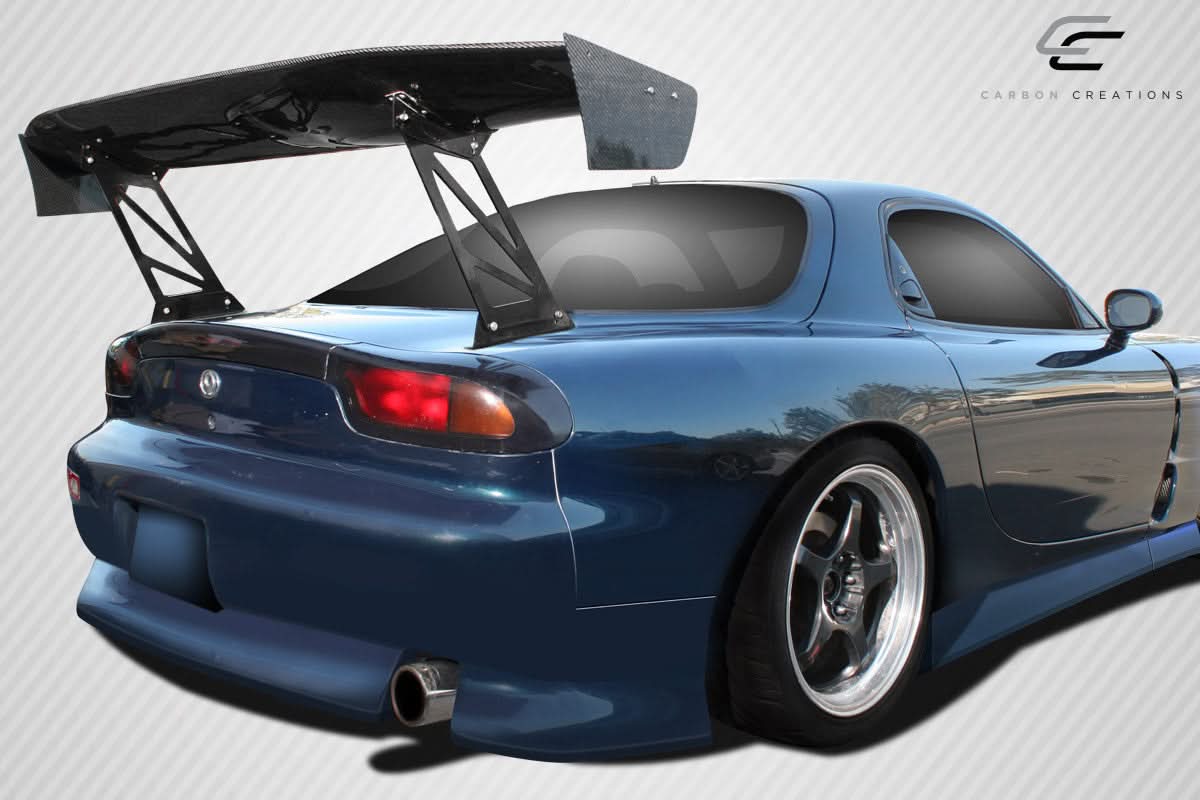 Universal VRX V1 Style Tall Wing Complete Kit - Carbon Fiber