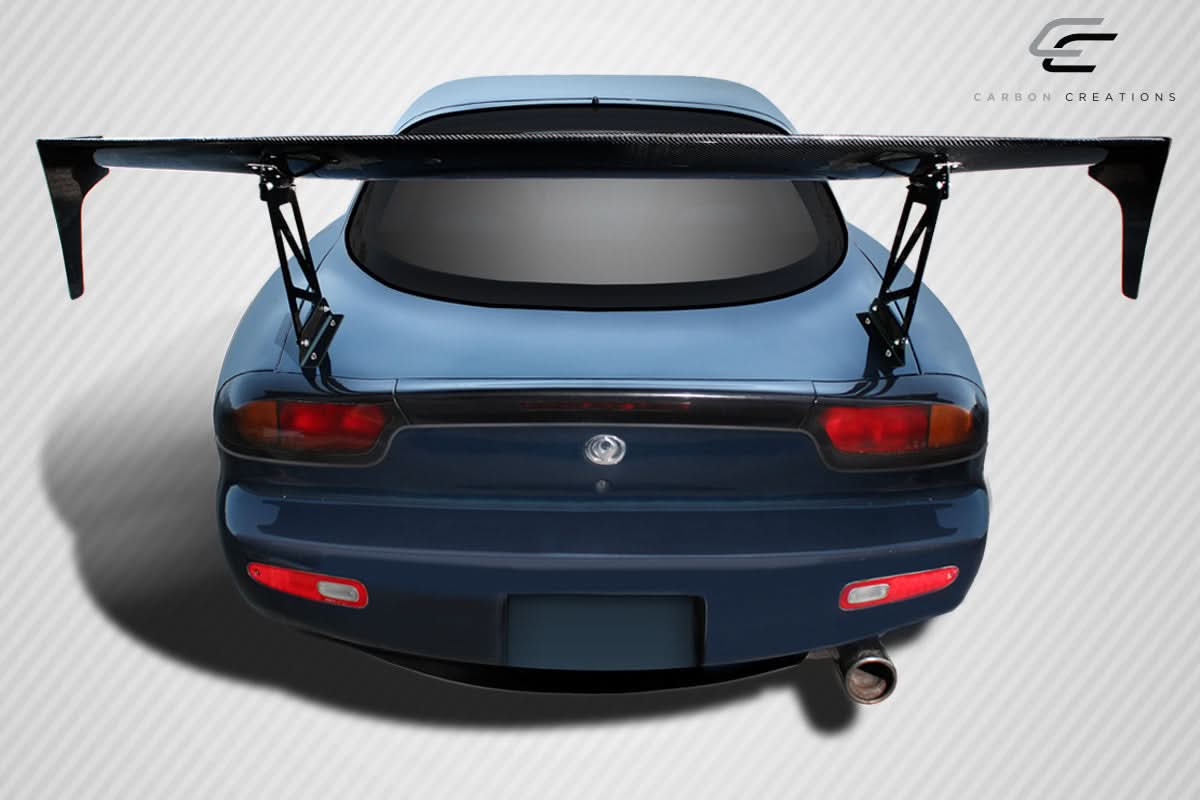 Universal VRX V2 Style Tall Wing Complete Kit - Carbon Fiber