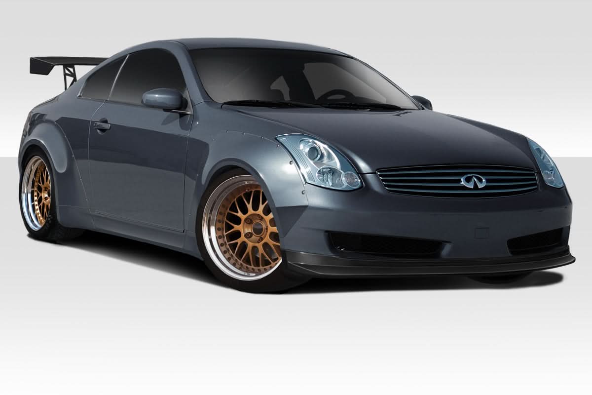2003-2007 Infiniti G35 Circuit Style Fender Flares Kit - FRP