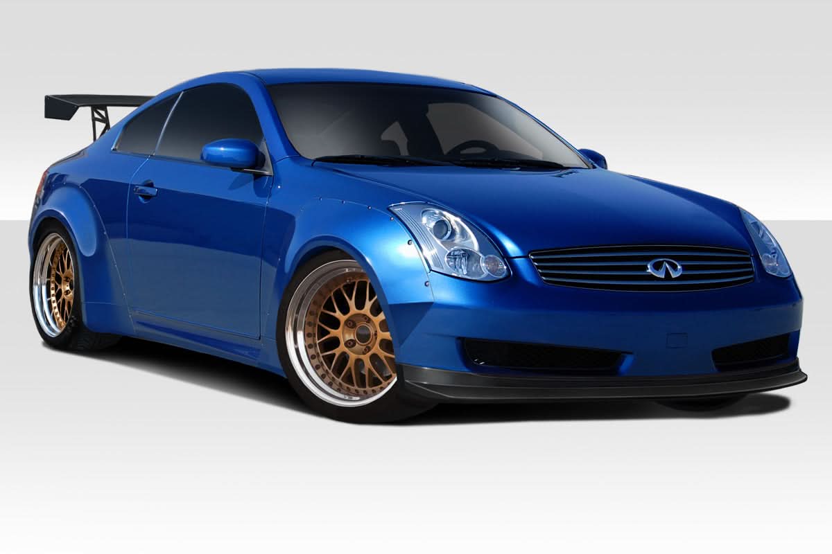 2003-2007 Infiniti G35 Circuit Style 75mm Fender Flares Kit - 8 Piece