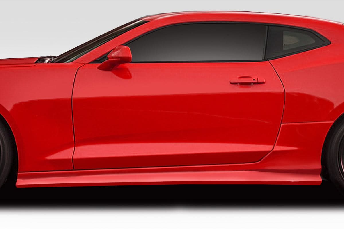 2016-2023 Chevrolet Camaro Racer Style Side Skirts - 2 Piece - FRP