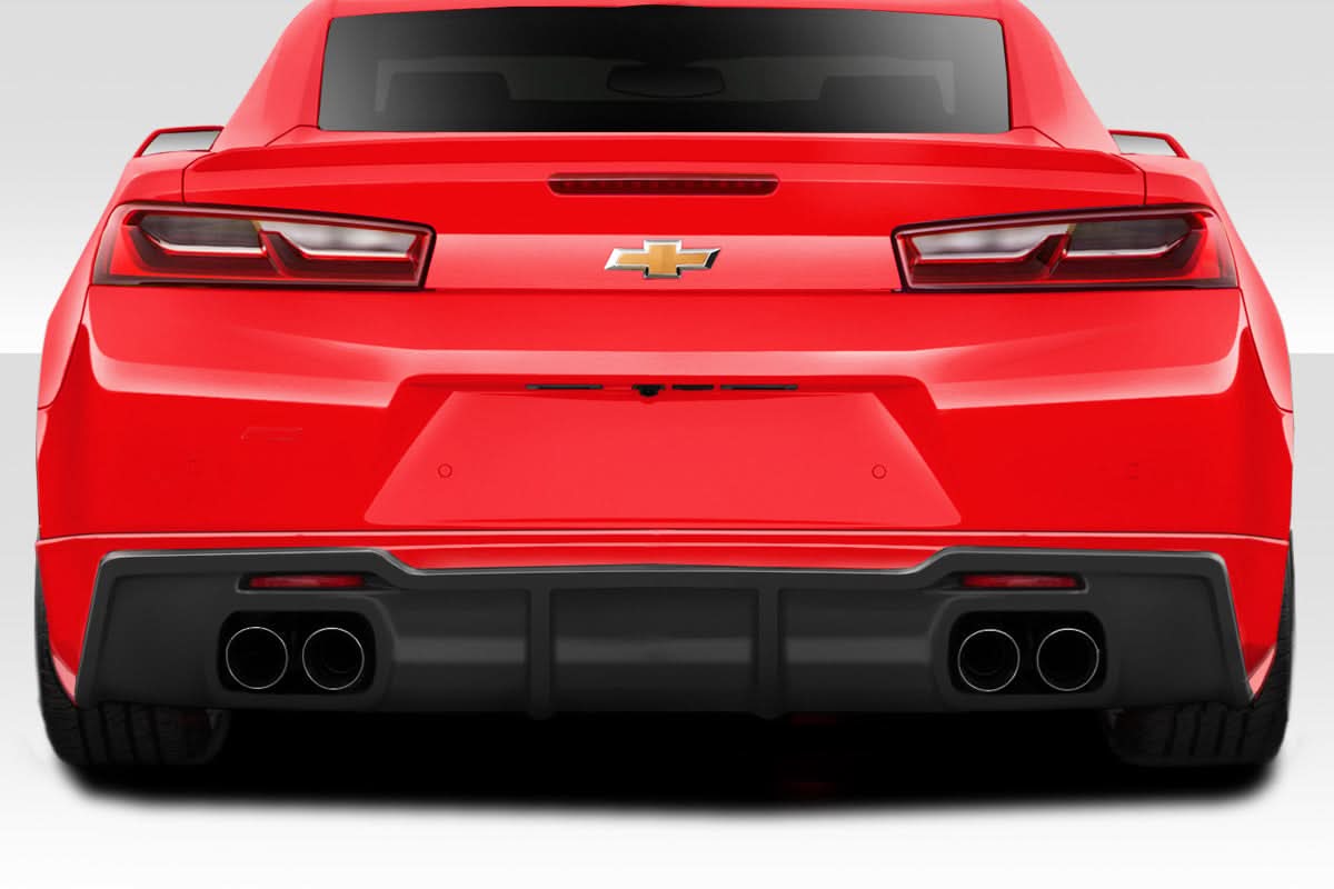 2016-2018 Chevrolet Camaro V8 Racer Style Rear Lip - 1 Piece - FRP