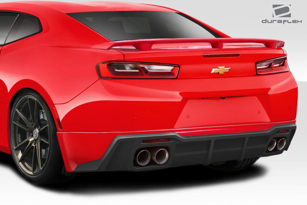 2016-2018 Chevrolet Camaro V8 Racer Style Rear Lip - 1 Piece - FRP