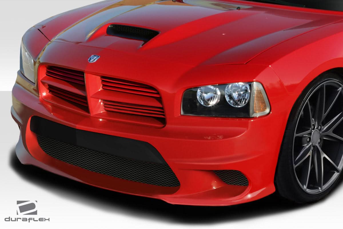 2006-2010 Dodge Charger Hellcat Look Front Bumper - 1 Piece - FRP
