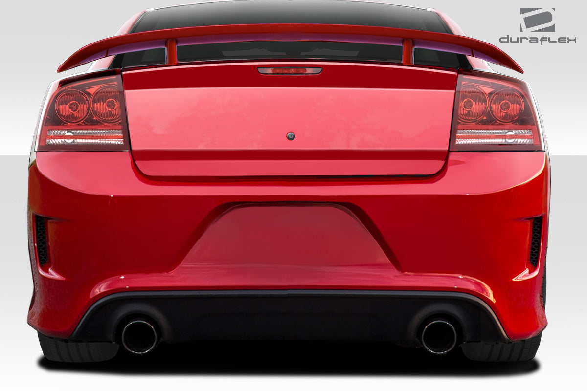 2006-2010 Dodge Charger Hellcat Look Rear Bumper - 1 Piece - FRP
