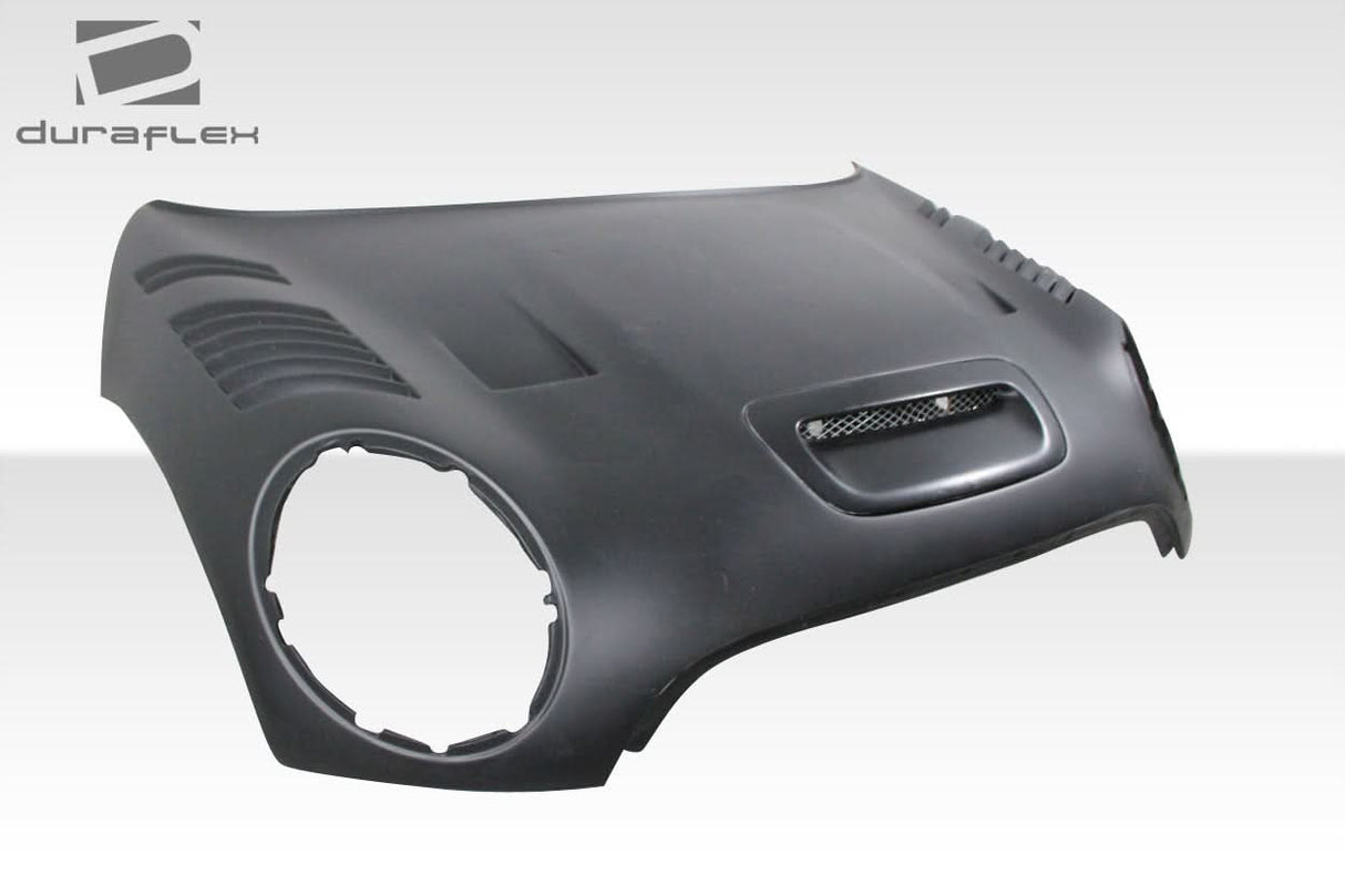 2007-2015 Mini Cooper Racer Style Hood - 1 Piece - FRP