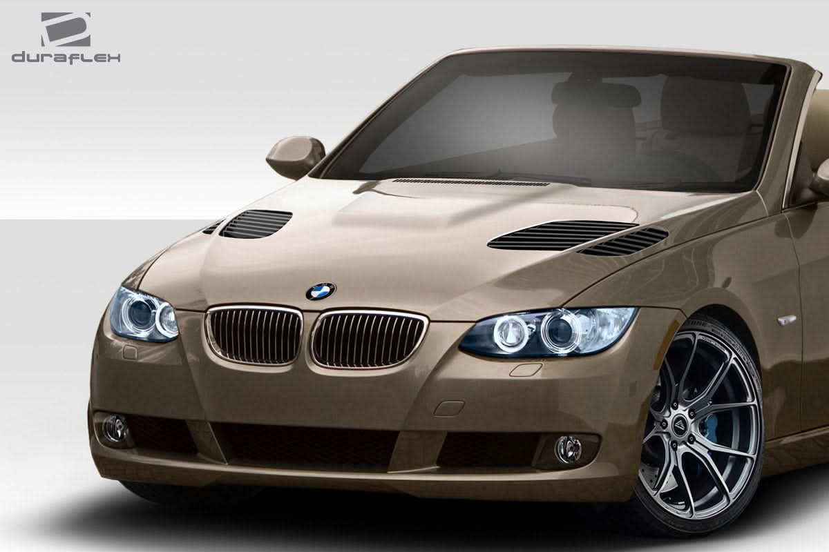 2007-2010 BMW 3 Series GTR Style Hood - 1 Piece - FRP