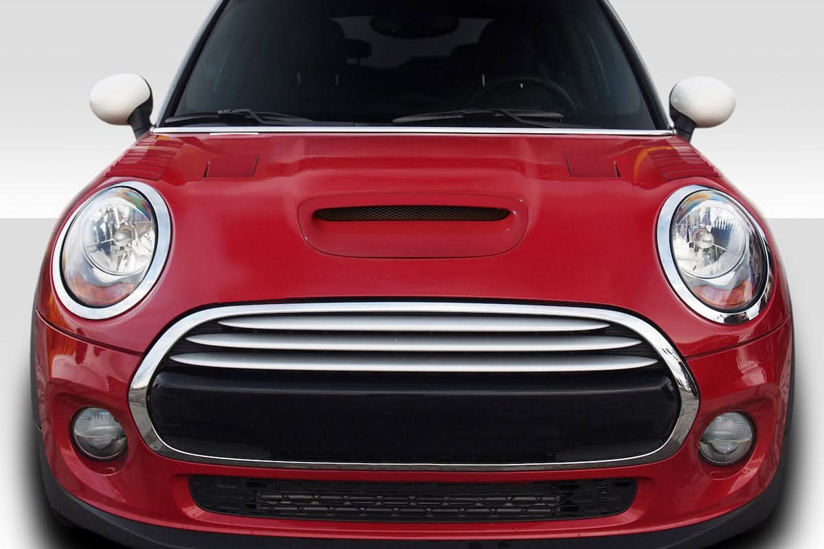 2014-2024 Mini Cooper S Racer Style Hood - 1 Piece - FRP
