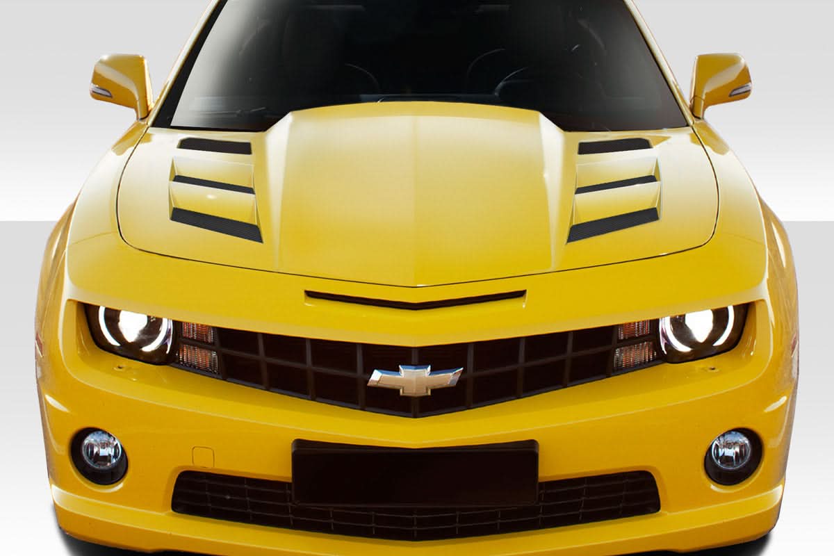 2010-2015 Chevrolet Camaro AM-S Style Hood - 1 Piece - FRP