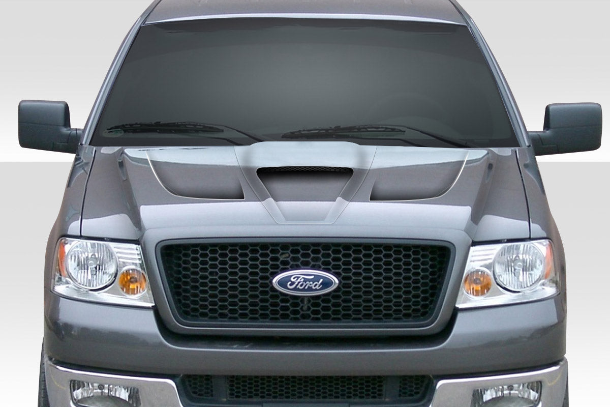 2004-2008 Ford F-150 / 2006-2008 Lincoln Mark LT Shark Style Hood - FRP