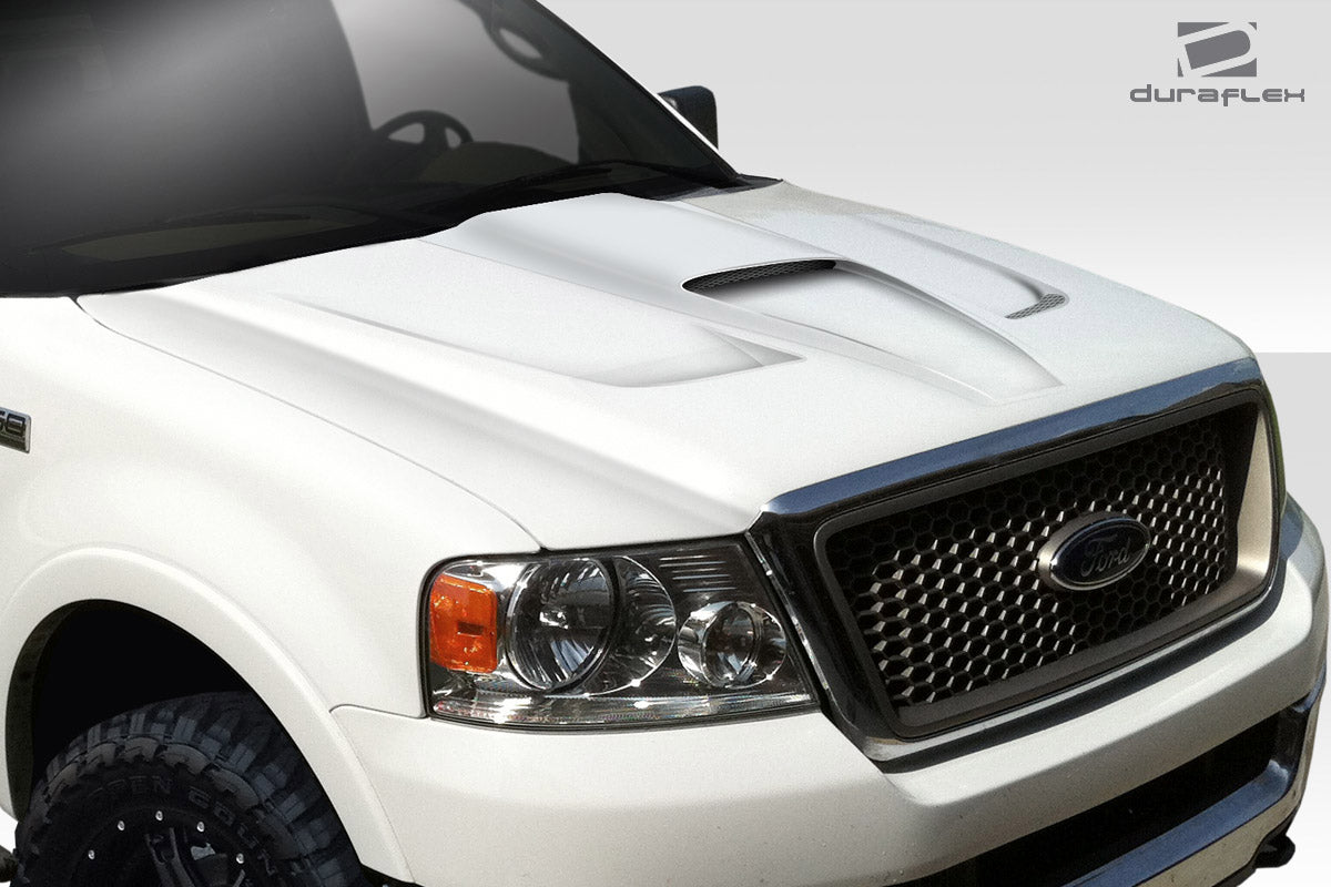 2004-2008 Ford F-150 / 2006-2008 Lincoln Mark LT Shark Style Hood - FRP