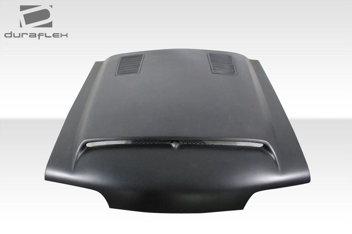 1987-1993 Ford Mustang GT500 Style Hood - 1 Piece - FRP