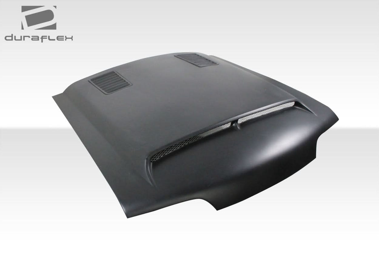 1987-1993 Ford Mustang GT500 Style Hood - 1 Piece - FRP
