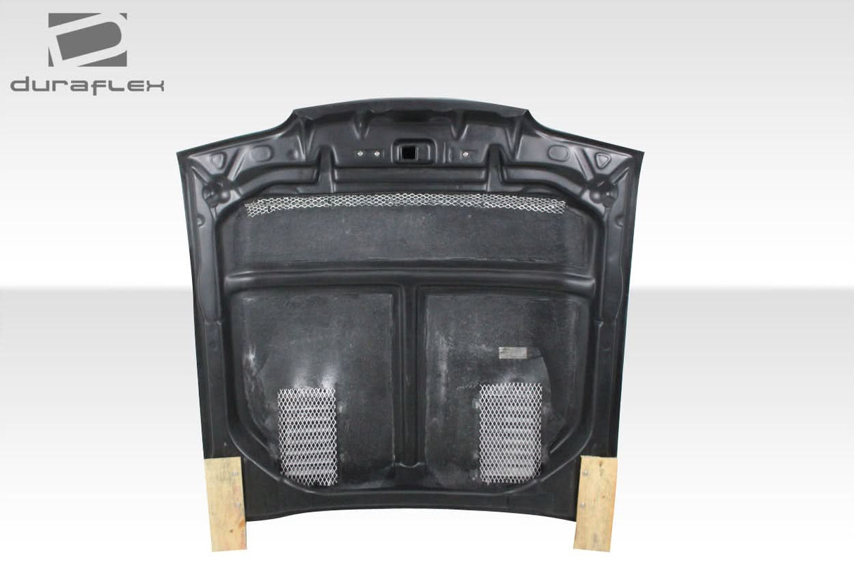 1987-1993 Ford Mustang GT500 Style Hood - 1 Piece - FRP