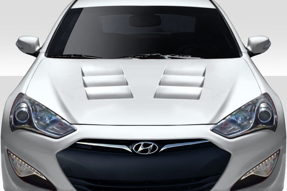 2013-2016 Hyundai Genesis Coupe TS-1 Style Hood - FRP