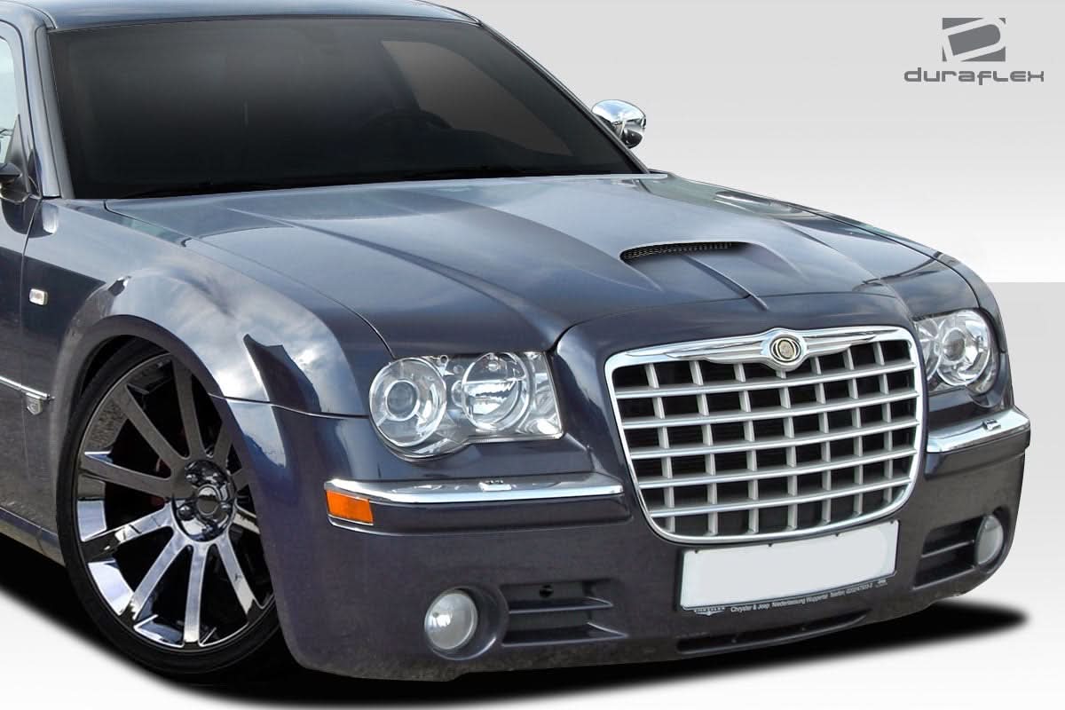 2005-2010 Chrysler 300 300C SRT Look Hood - 1 Piece - FRP