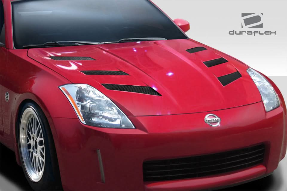 2003-2006 Nissan 350Z AM-S Style Hood - FRP