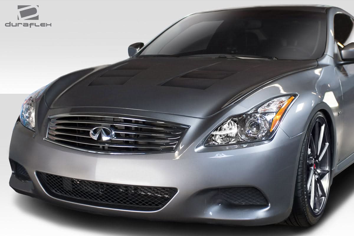2007-2013 Infiniti G Sedan G25 G35 G37 Q40 TS-1 Style Hood - FRP