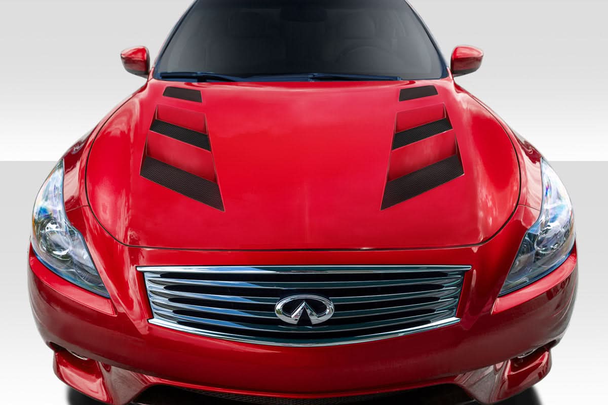 2008-2015 Infiniti G Coupe G37 Q60 AM-S Style Hood - 1 Piece FRP