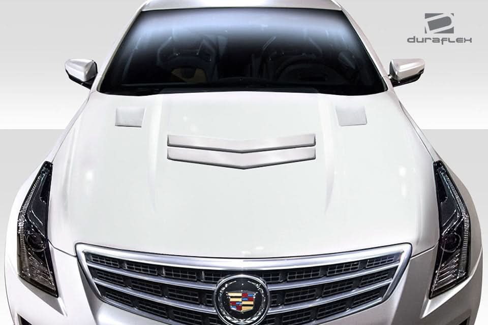 2012-2019 Cadillac ATS AC-1 Style Hood - 1 Piece - FRP