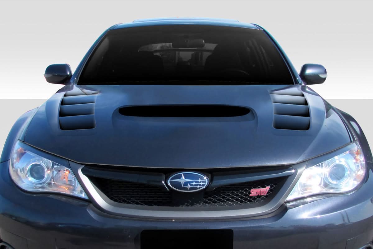 2008-2014 Subaru Impreza WRX STI VR-S Style Hood - FRP