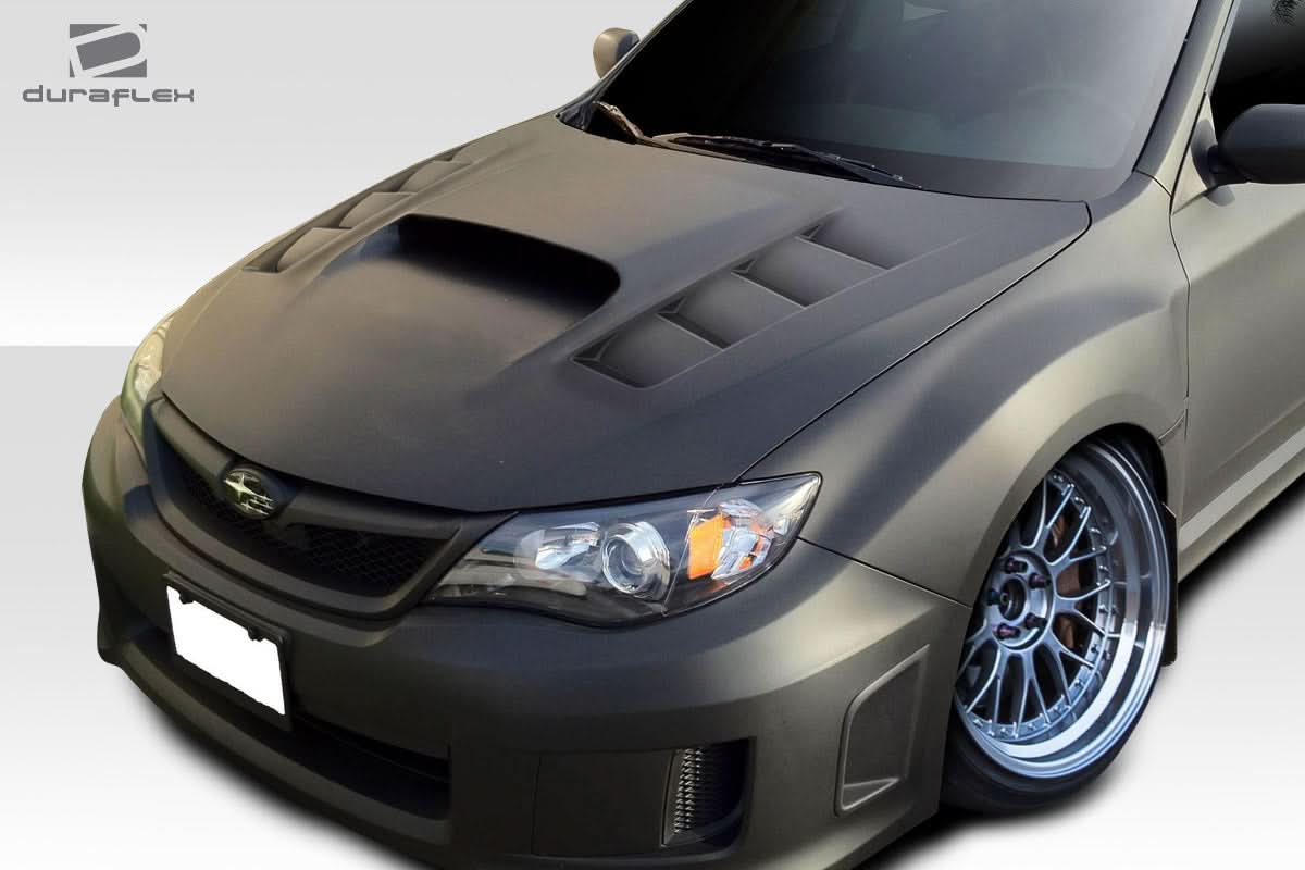 2008-2014 Subaru Impreza WRX STI VR-S Style Hood - FRP