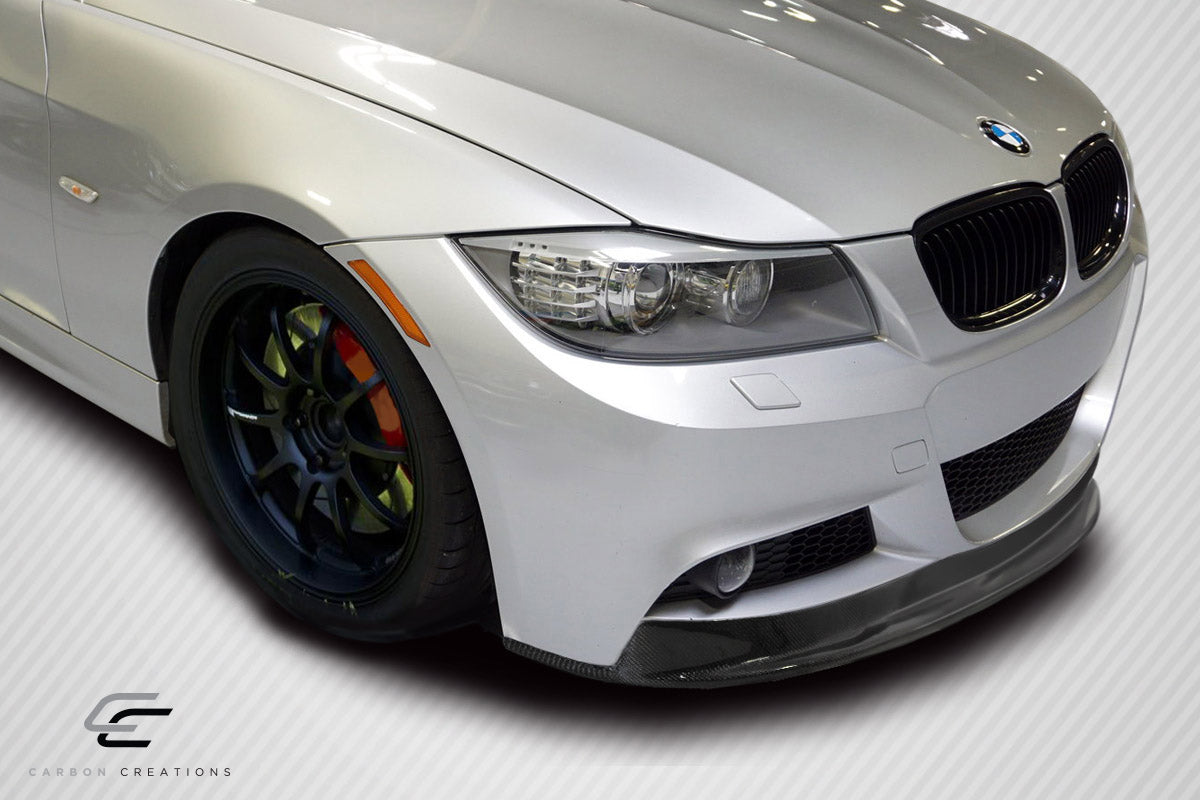 2009-2011 BMW 3 Series E90 AK-M Style Front Lip Spoiler - Carbon Fiber