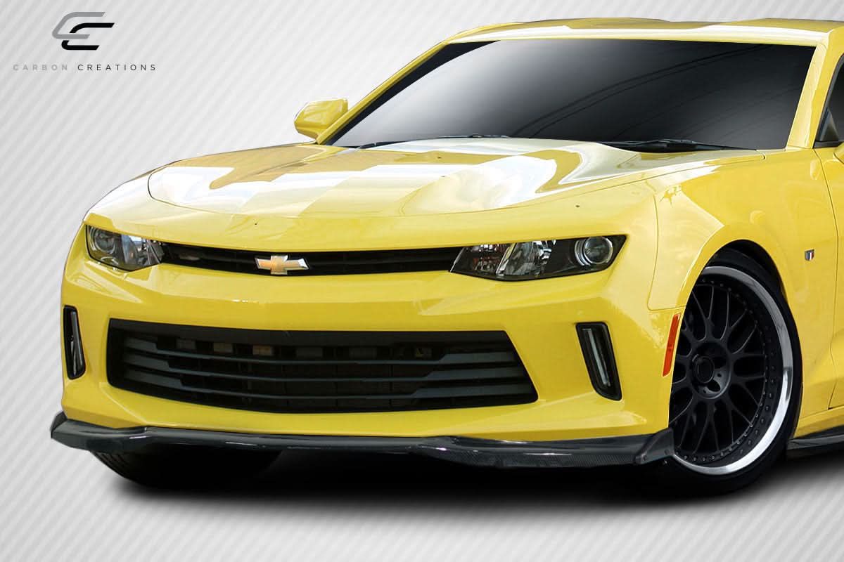 2016-2018 Chevrolet Camaro V6 Arsenal Style Front Lip Spoiler - Carbon Fiber